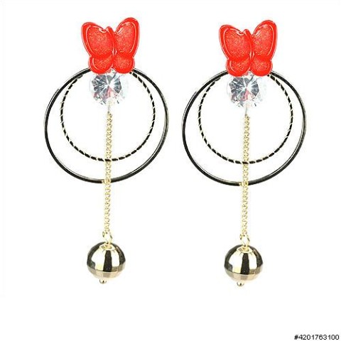 Earrings Red