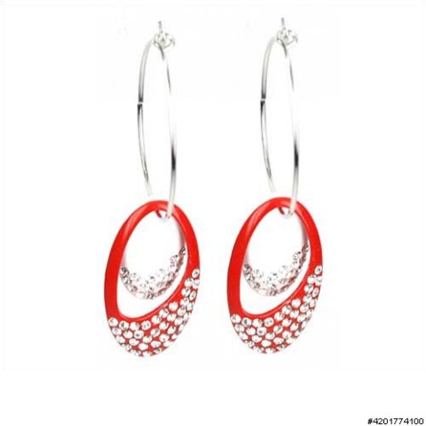 Earrings Red