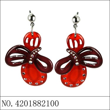 Earrings Red