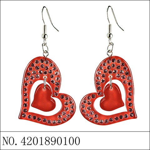 Earrings Red