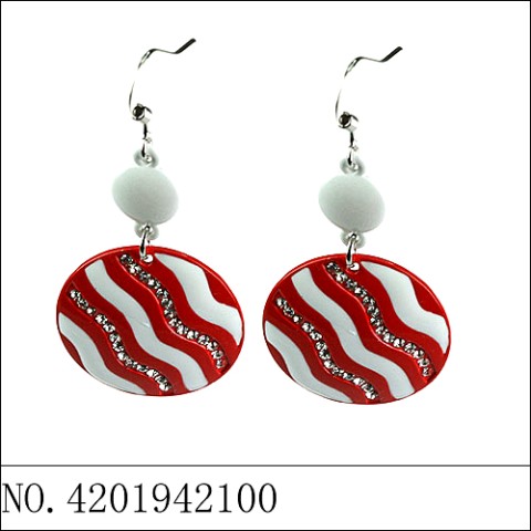 Earrings Red