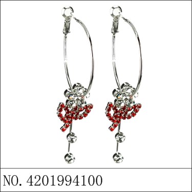 Earrings Red