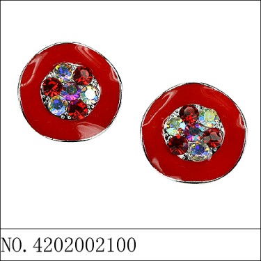 Earrings Red