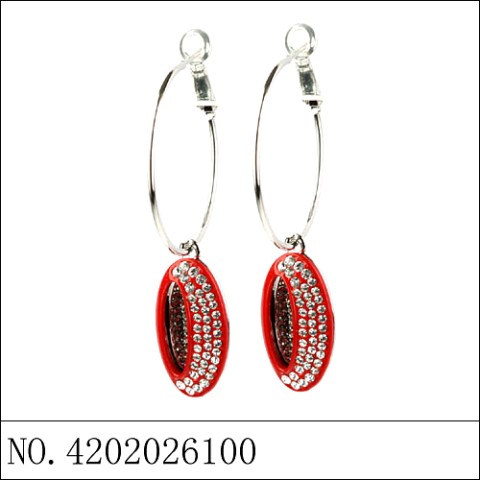 Earrings Red