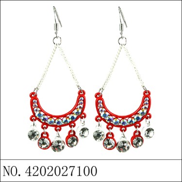 Earrings Red