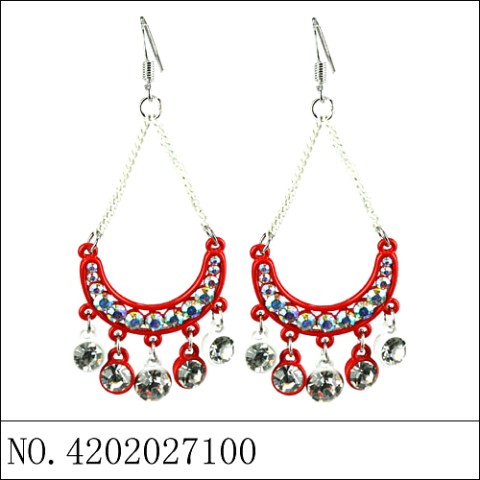 Earrings Red