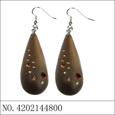 Earrings Brown