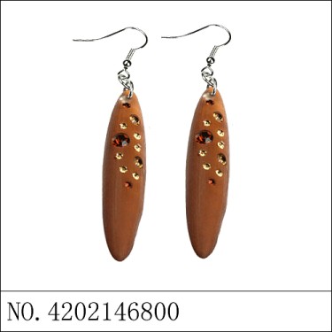 Earrings Brown