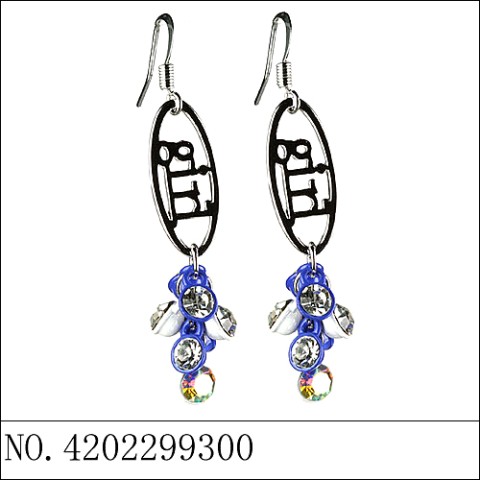 Earrings Blue