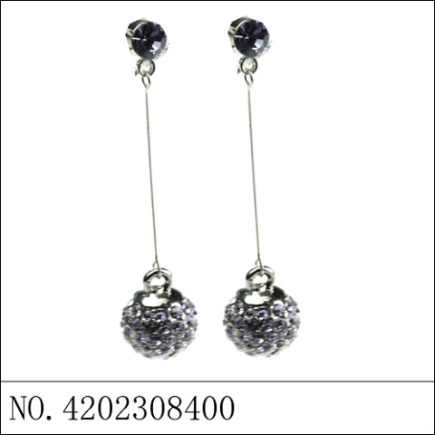 Earrings Purple