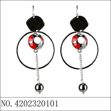 Earrings Red