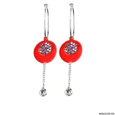 Earrings Red