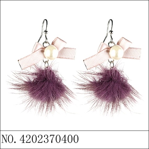 Earrings Purple