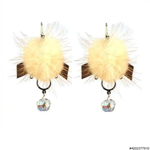 Earrings Brown