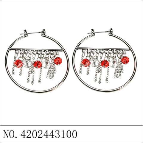 Earrings Red