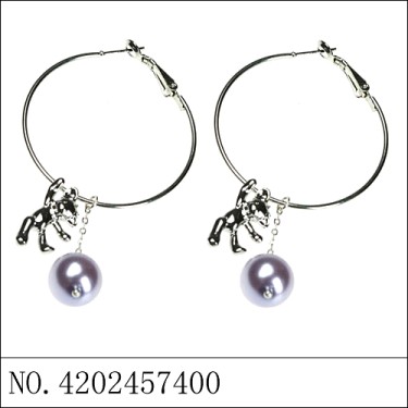 Earrings Purple