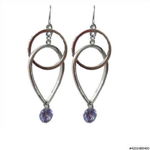 Earrings Purple