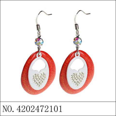 Earrings Red