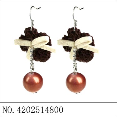 Earrings Brown