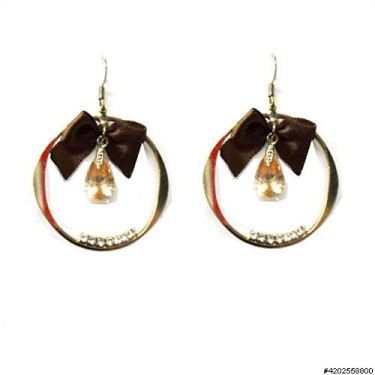 Earrings Brown