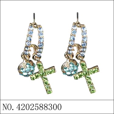 Earrings Blue