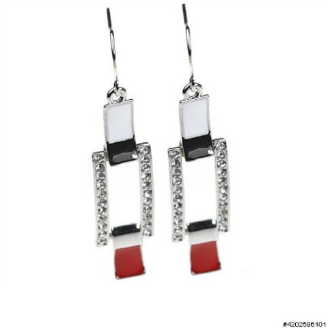 Earrings Red