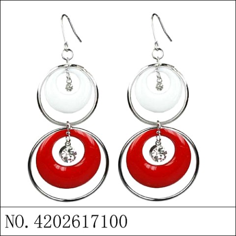 Earrings Red