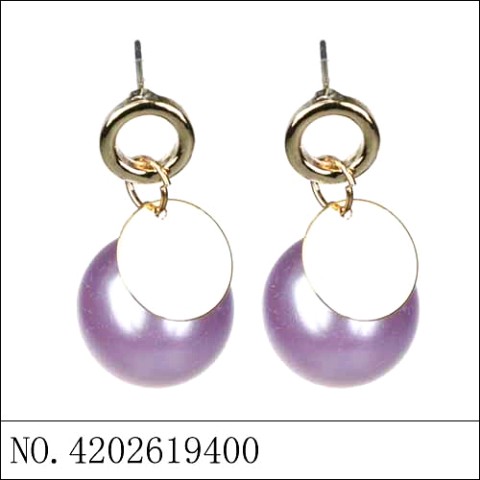 Earrings Purple