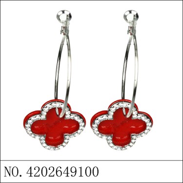 Earrings Red