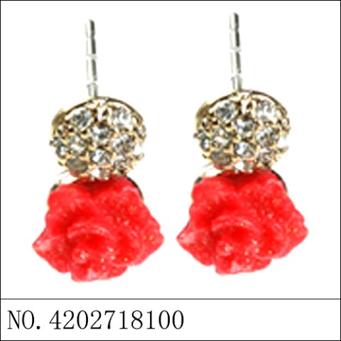 Earrings Red