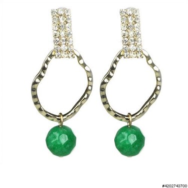 Earrings Green