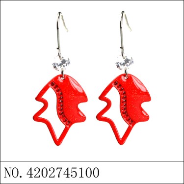 Earrings Red