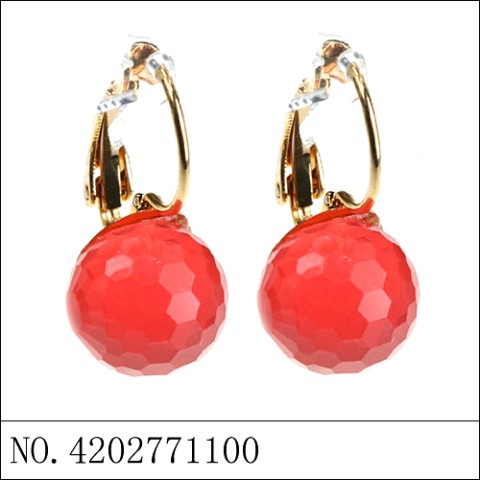 Earrings Red