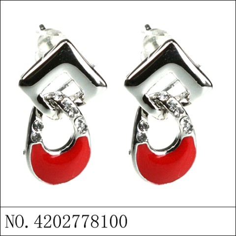 Earrings Red