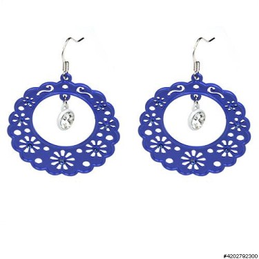 Earrings Blue