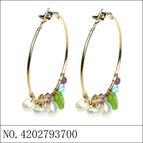 Earrings Green