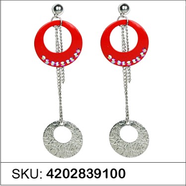 Earrings Red