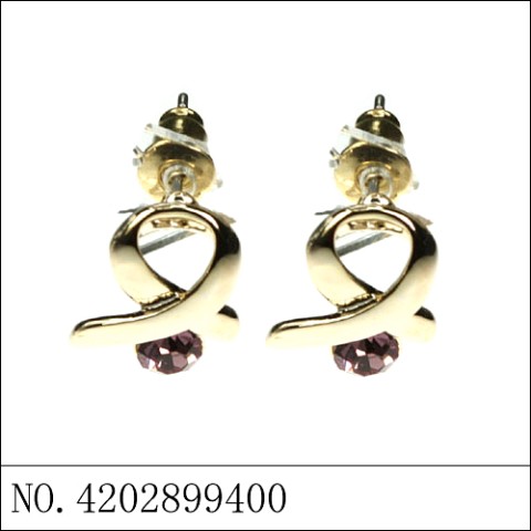 Earrings Purple