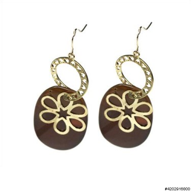 Earrings Brown