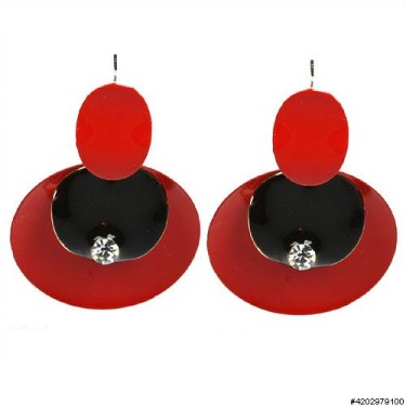 Earrings Red