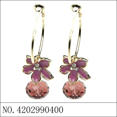 Earrings Purple