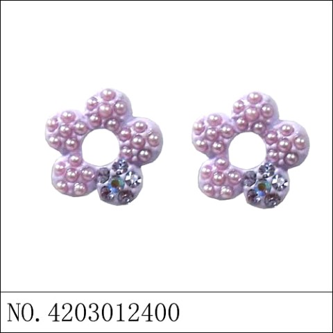 Earrings Purple