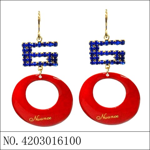 Earrings Red