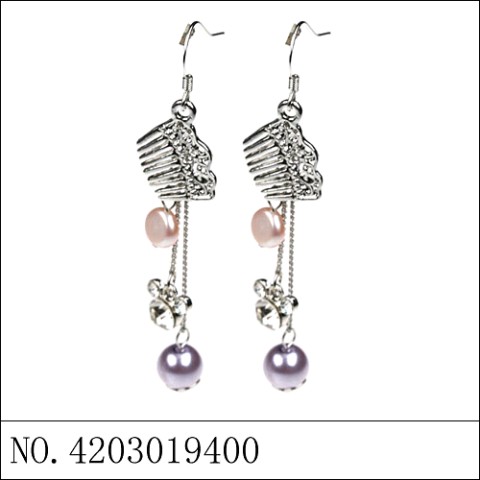 Earrings Purple