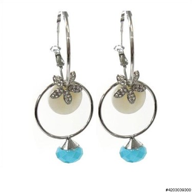 Earrings Blue