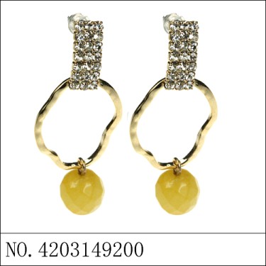 Earrings Yellow