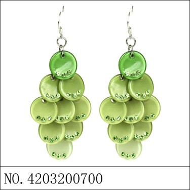 Earrings Green