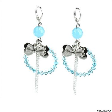 Earrings Blue