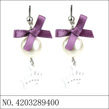 Earrings Purple