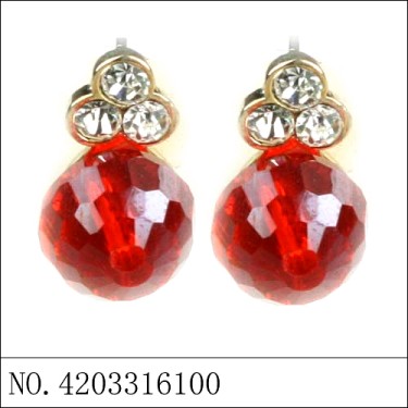 Earrings Red